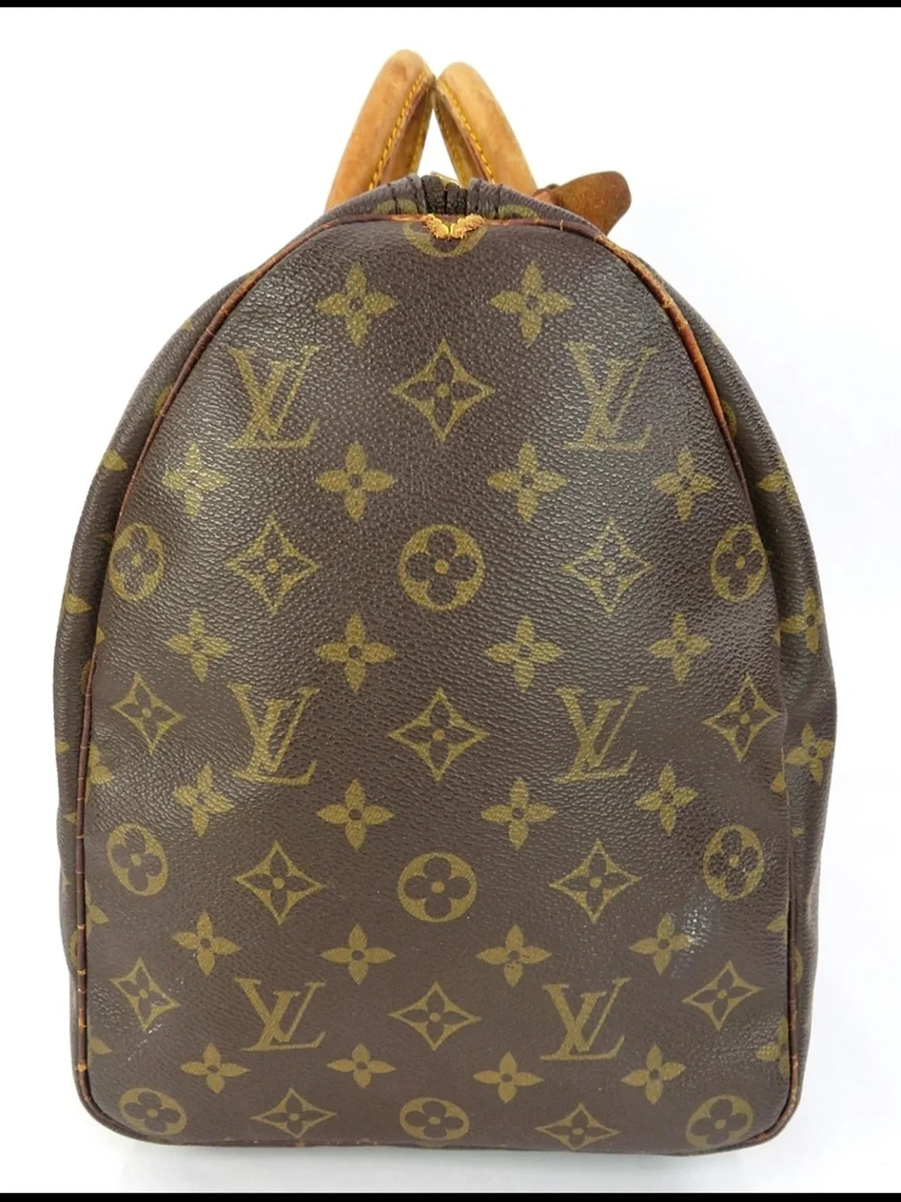 Louis Vuitton Monogram Canvas Keepall Duffel in Brown and Tan